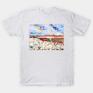 White Flowers Field T-Shirt